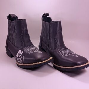 Men's Western Cowboy Boots in Black
